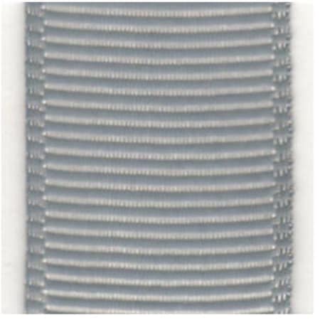 Papilion Papilion R074200230015100Y .88 in. Grosgrain Ribbon 100 Yards - Grey R074200230015100Y